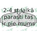 Комплект тормозных колодок, дисковый тормоз LPR 05P672