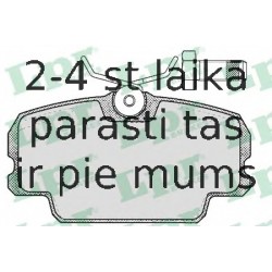 Комплект тормозных колодок, дисковый тормоз LPR 05P273
