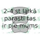 Комплект тормозных колодок, дисковый тормоз LPR 05P1344