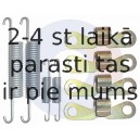 Piederumu komplekts, Stāvbremzes mehānisma bremžu loks CARRAB BRAKE PARTS 3216