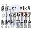 Piederumu komplekts, Stāvbremzes mehānisma bremžu loks CARRAB BRAKE PARTS 3204