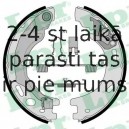 Комплект тормозных колодок, стояночная тормозная система LPR 09570