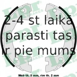 Комплект тормозных колодок, стояночная тормозная система LPR 07800