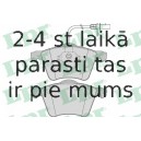 Комплект тормозных колодок, дисковый тормоз LPR 05P982