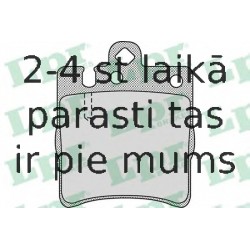 Комплект тормозных колодок, дисковый тормоз LPR 05P957