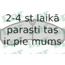 Комплект тормозных колодок, дисковый тормоз LPR 05P955