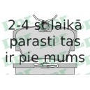 Комплект тормозных колодок, дисковый тормоз LPR 05P946