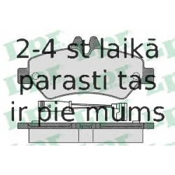 Комплект тормозных колодок, дисковый тормоз LPR 05P1293