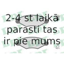 Комплект тормозных колодок, дисковый тормоз LPR 05P903