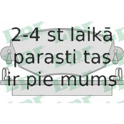Комплект тормозных колодок, дисковый тормоз LPR 05P865