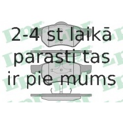 Комплект тормозных колодок, дисковый тормоз LPR 05P841