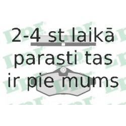 Комплект тормозных колодок, дисковый тормоз LPR 05P805
