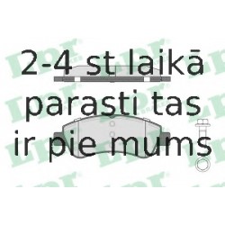 Комплект тормозных колодок, дисковый тормоз LPR 05P802