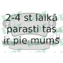 Комплект тормозных колодок, дисковый тормоз LPR 05P791