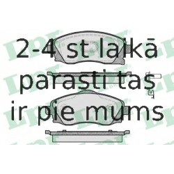 Комплект тормозных колодок, дисковый тормоз LPR 05P758