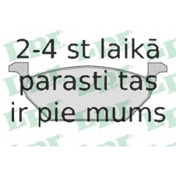 Комплект тормозных колодок, дисковый тормоз LPR 05P668