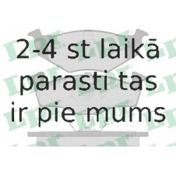 Комплект тормозных колодок, дисковый тормоз LPR 05P638