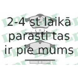 Комплект тормозных колодок, дисковый тормоз LPR 05P612