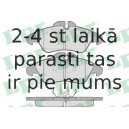 Комплект тормозных колодок, дисковый тормоз LPR 05P608