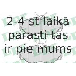 Комплект тормозных колодок, дисковый тормоз LPR 05P493