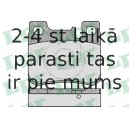 Комплект тормозных колодок, дисковый тормоз LPR 05P485