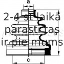 Комплект пылника, приводной вал HERTH+BUSS JAKOPARTS J2885016