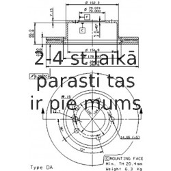 Тормозной диск AP 24945 E