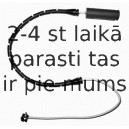 Priekšējo bremžu kluču nolietojuma adapters, PEX GMBH 16452