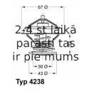 Termostats, Dzesēšanas šķidrums WAHLER 4238.92D