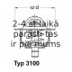 Термостат, охлаждающая жидкость WAHLER 3100.88D