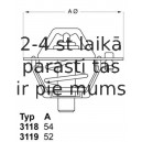 Термостат, охлаждающая жидкость WAHLER 3119.82D4