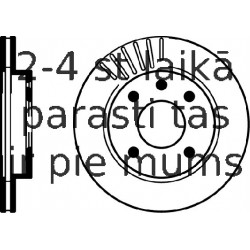 Bremžu disks PAGID 51023